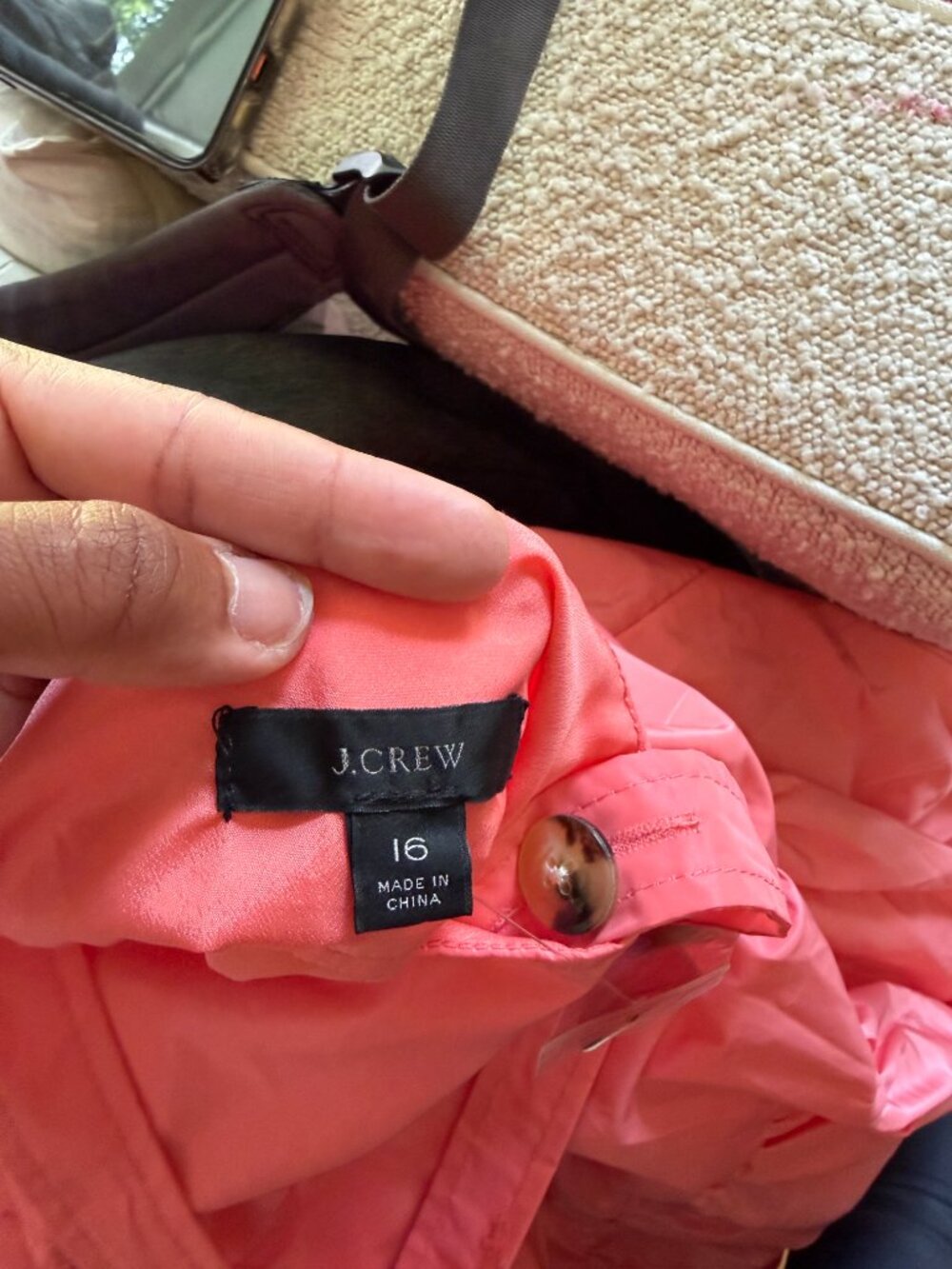 J.Crew Tiered Maxi Dress in Taffeta – Coral Pink - Picture 4 of 4